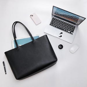 <strong>KALIDI</strong> Women's Vegan Leather Tote <strong>Bag</strong> Zipper Closure | Large Casual Handbag for Work Commuting Dating Everyday Use (Made China) - Product Image 4
