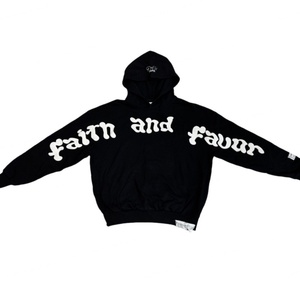 Sweat-shirt streetwear Topshow avec appliques personnalisées, lettres brodées, sweat-shirt oversize pour hommes - Product Image 2