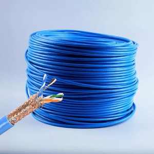 4 pares 23AWG LAN <span class=keywords><strong>Net</strong></span> Cable de comunicación PVC Jacket 0,57mm 0,58mm 305m 500m Roll Indoor SFTP CAT6 Cable Cat 6 - Product Image 2