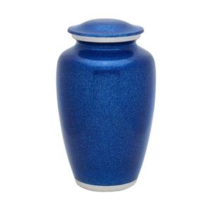 Urna Funeraria Azul Profundo, Centro de Mesa, Urnas para Cenizas de Adultos, Artículos Funerarios, Estilo Americano, Urna Personalizada, Soporte OEM - Product Image 1