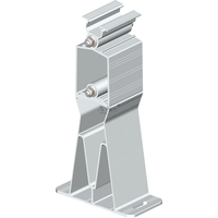 ARTSIGN Kit Kaki Solar Adjustable Tilt, Kaki Depan & Belakang Aluminium untuk Pemasangan PV di Atap Datar