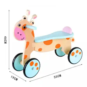 Nova moda ao ar livre caminhada do bebê, de madeira passeio de bicicleta crianças equilíbrio carro de brinquedo
