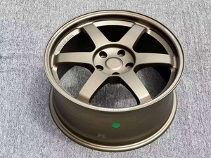 ล้อแม็กซ์โมโนบล็อกฟอร์จโครเมียม <span class=keywords><strong>TE37</strong></span> ขนาด 17x8J 18x8.5J 18x9.5J ET42 5x112 5x100 5x114.3 สำหรับรถยนต์สไตล์ JDM - Product Image 5