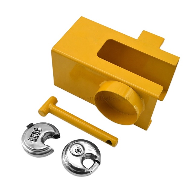 Heavy Duty Universal Trailer Hitch Coupling Lock Trailer Coupler Anti Theft Lock Security  Receiver Car Receiver
