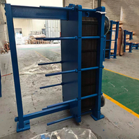 Échangeur de chaleur à plaques en EPDM/NBR pour traitement industriel, acier inoxydable 316L, capacité de débit de 80 GPM, haute efficacité thermique