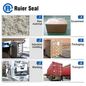 Пломба электрическая Ruier REM107 из ABS-пластика с лазерной маркировкой, с витым проводом, для счетчиков электроэнергии/воды/газа - Product Image 5