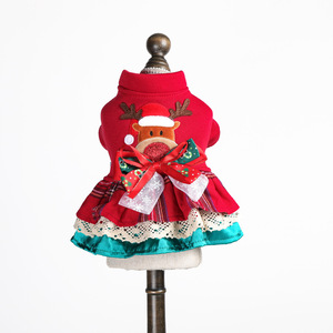 Ropa de Invierno para Perros con Diseño de Copo de Nieve y Alce Navideños, Chaquetas para Perros, Ropa para Mascotas - Product Image 1