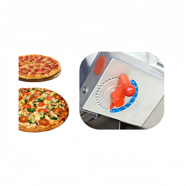 High-Capacity Semi Automatic Pizza Dough Press Machine - Ideal for Busy Pizza Shops