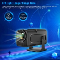Proyektor Saku LED Mini Portabel Rumah Multimedia Game Teater Sinema 1080P AOSP Android HY320Pro Berkualitas Tinggi
