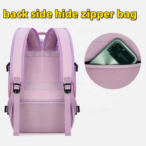 Mochila con Logotipo Personalizado Unisex, de Cuero, para Oficina, para Computadora, de Nailon, Antirrobo, para Laptop, con Puerto USB - Product Image 5