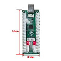 Baru 2-Player pengendali Joystick papan USB Zero Delay Encoder ke Pc PS/3 Android Geme Mame untuk SAWNA Arcade Stick Kit