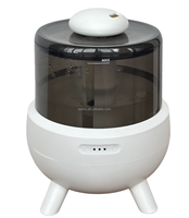 Humidificateur électrique à ultrasons 2L 360 buse ABS matériel haut bouton de remplissage contrôle 1 an maison hôtel utilisation contrôle de l'humidité