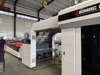 Machine à plastifier à grande vitesse intelligente HRB-1450G de flûte avec la grande vitesse