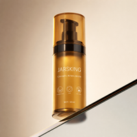Flacon pompe sans air de luxe à double paroi pour parfum, avec support technique local pour les marques mondiales de soins de la peau