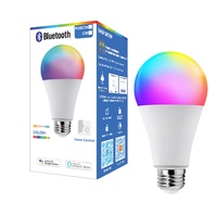 La mejor bombilla inteligente Wifi multicolor de alta calidad Bombilla inteligente con control de voz