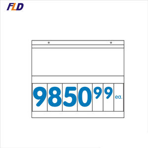 Etiqueta de Precio de Plástico <span class=keywords><strong>PVC</strong></span> para Supermercado, Letrero Colgante, Tablero de Precios con Panel Numérico - Product Image 6