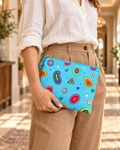 Bolso de mano de lona con diseño personalizado, cierre de cremallera, asa de cuerda, tres tamaños, 100% RPET, 3 piezas - Product Image 4