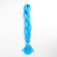 Rambut Kepang Jumbo Sintetis Ombre 24 inci 100g, Gaya Rambut Afro, Fashion Elegan