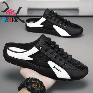 2025 Summer Men's Slip-On Casual Shoes Breathable Mesh for <b>Gym</b> & Walking - Product Image 3