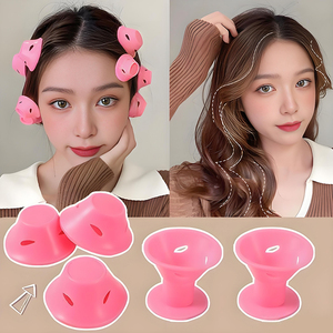 10/20 pièces Bigoudis sans chaleur en forme de champignon, rouleaux à cheveux souples en forme de cloche, mini outils de coiffure pour femmes, pour coiffures DIY à domicile - Product Image 6