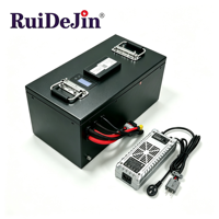 Batterie lithium-ion à décharge élevée 12V 24V 36V 48V 60V 72V avec chargeur pour châssis AGV, robot de transport de matériaux automatisé
