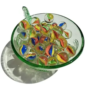 Game glass ball marbles machine uses glass ball fish tank to decorate game machine colorful marbles ball