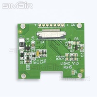 Mono 3.3V 24 Pins mavi SPI I2C IIC SSD1309 1.5 ''128x56 1.51 inç esnek Panel şeffaf OLED ekran ekran