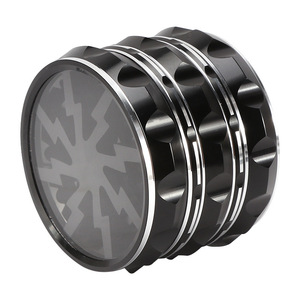 4-Part 63mm Aluminum <b>Herb</b> <b>Grinder</b> – Heavy Duty Spice Mill, Durable Smoking Accessory with Pollen Catcher – Perfect Holiday Gift - Product Image 2