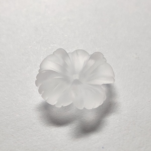 Pierres précieuses luxueuses multitaille en Quartz naturel, 20 pièces, fleurs blanches brodées, pour la sculpture de fleurs, Souvenir, artisanat à la main - Product Image 2