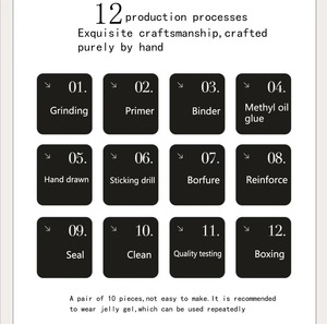 Uñas Postizas de Ataúd Hechas a Mano al por Mayor, 10 Piezas, Reutilizables, Cobertura Completa, Uñas Acrílicas Artificiales Largas, Precio de Fábrica - Product Image 6