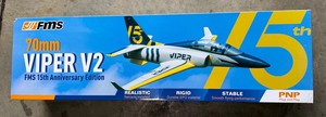 Avión a Reacción Fms <span class=keywords><strong>Edf</strong></span> Jet <span class=keywords><strong>70Mm</strong></span> Viper V2 Pnp Edición 15.º Aniversario - Product Image 6