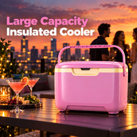 Glacière alimentaire portable isotherme, boîte de rangement étanche avec poignée de transport pour pique-nique, camping, plage - Fournisseur OEM