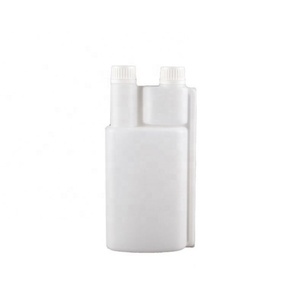 Botella de Plástico de Doble Cámara con Dos Boquillas para Dosificación y Medición de 250 ml, 500 ml y 1000 ml - Product Image 5
