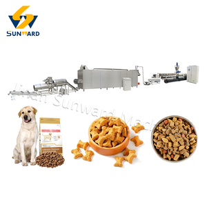 Pet Dog Food Process <b>Plant</b> Line Machine Equipment Cat Auto <b>Feed</b> Extruder Machines Manufacturer Maker - Product Image 1