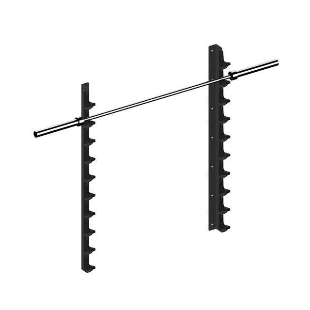 Commercial Fitness Gym Equipment Wall Mounted Body Building Power bar Rack