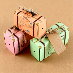 Mini Vali Ngăn Kéo Thiết Kế Kẹo Giấy Hộp Quà Tặng Ủng hộ Đám Cưới Món Quà Bên Sinh Nhật Kraft Hộp Các Tông - Product Image 1