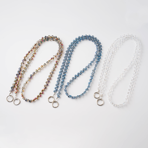 Trendy Handy-Kette mit Anhänger 32cm Länge Modell XY-213 Niedliche Perlen & Perlen Leder iPhone Phone Lanyard - Product Image 3