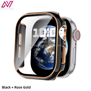 Đối Với <span class=keywords><strong>Apple</strong></span> Xem Loạt 9 8 7 6 5 Bumper Cứng PC Glass Bảo Vệ Màn Hình Trường Hợp Đối Với IWatch Bao Gồm Loạt 9 8 7 Cho Phụ Nữ - Product Image 3