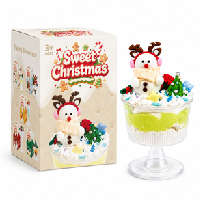 Kit de Pâte à <span class=keywords><strong>Modeler</strong></span> DIY de Noël en Gros, Ensemble de Pâte à <span class=keywords><strong>Modeler</strong></span> Bonhomme de Neige Sucré pour Cadeaux de Fêtes, Fabrication OEM Marque Privée - Product Image 1