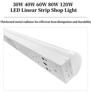 Plafond d'éclairage de salle de sport 8FT 3 CCT 40W 60W 120W Lampe <span class=keywords><strong>lin</strong></span>éaire à LED Plafond suspendu Lumière <span class=keywords><strong>lin</strong></span>éaire moderne pour atelier bureau - Product Image 2