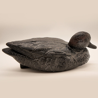 Décoys de canard, caille et canard-vert gonflables électriques en plastique durable pour la chasse en extérieur