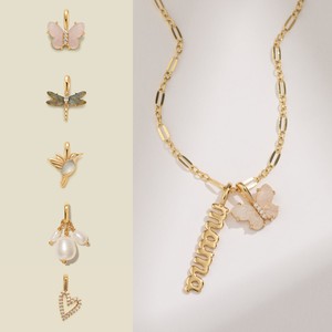 DIY pendentif bottes chapeau de cowboy pendentif collier femme croix papillon beaux accessoires maman <span class=keywords><strong>lettre</strong></span> collier - Product Image 1