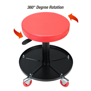 Silla de Taller Ajustable para Reparación de Automóviles, Asiento Redondo con Ruedas y Herramientas para Reparación de Vehículos - Product Image 5