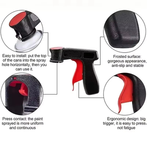Pistola pulverizadora universal de plástico reutilizable para pintura en aerosol, para pegado de película de color en coches, 1 unidad al por mayor - Product Image 2