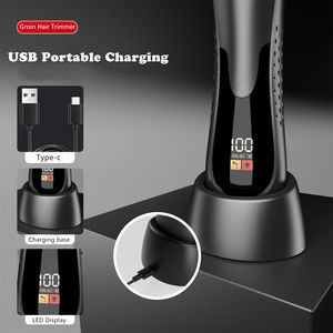 OEM inguine & Body Hair Trimmer da uomo elettrico Trimmer Pubic Ball Blade in ceramica impermeabile rasoio rasoio - Product Image 5