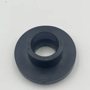 JY 25mm HDPE Stub End Socket Pipe Fittings Flange Head With Round Head Code Welding Connection Injection Molding Technique