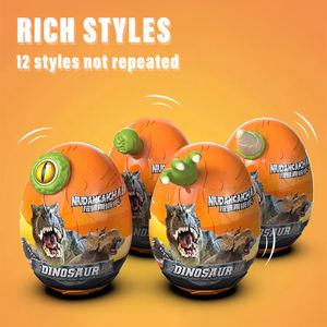 नया आइटम मोड़ और अनुमान टॉय 12 डिजाइन यादृच्छिक डिनो आश्चर्य अंडे अंधे अंडे के बच्चे डिये डायनासोर और जानवरों के निर्माण सेट को इकट्ठा करते हैं - Product Image 5