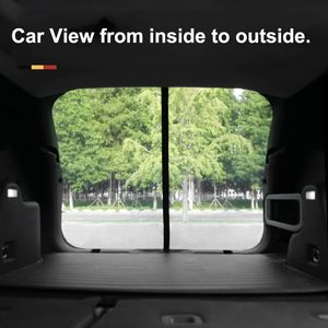 Car Rear Sunshade <b>Mesh</b> Screen Set Magnetic Trunk Ventilation <b>Insect</b> Protection General Fit SMLXL Size - Product Image 4