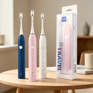 <span class=keywords><strong>Prix</strong></span> direct usine, technologie sonore avancée, design portable, étui de voyage, brosse à dents électrique intelligente pour un nettoyage optimal - Product Image 1