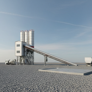 Construction automatique à grande échelle Hzs 120 Centrale à béton à vendre - Product Image 1